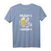 Fridays for Hubraum I Freiheit Auto Motor Bier Parodie T-Shirt – Lustiges Geschenk für Auto- und Hubraumfans zu Weihnachten, Geburtstag & Vatertag