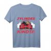 Zylinder statt Kinder T-Shirt - Lustiges Motorsport & Tuning Geschenk für Freunde von Tuning Treffen und Autoliebhaber