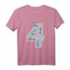 Kinder 4. Geburtstag Polizei Auto T-Shirt für Jungen – Lustiges Geburtstagsshirt mit Polizei-Design, Blaulicht & Hubschrauber