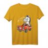 Lustiges Zebra Auto T-Shirt - Wilder Fahrer mit Pferd und Zebra Motiv, Humorvolles Geschenk für Tier- und Autoenthusiasten