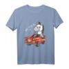 Lustiges Zebra Auto T-Shirt - Wilder Fahrer mit Pferd und Zebra Motiv, Humorvolles Geschenk für Tier- und Autoenthusiasten
