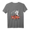 Lustiges Zebra Auto T-Shirt - Wilder Fahrer mit Pferd und Zebra Motiv, Humorvolles Geschenk für Tier- und Autoenthusiasten