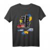 4. Geburtstag Jungen Fire Truck Polizei Auto T-Shirt – Perfekt für Feuerwehr, Polizei & Rettungsfahrzeuge, Party & Geschenk für 4-Jährige