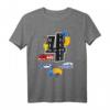 4. Geburtstag Jungen Fire Truck Polizei Auto T-Shirt – Perfekt für Feuerwehr, Polizei & Rettungsfahrzeuge, Party & Geschenk für 4-Jährige