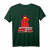 Kinder 6. Geburtstag Feuerwehr Auto T-Shirt - Lustiges Feuerwehrmann Kostüm für Jungen und Mädchen, ideales Geschenk für Feuerwehrfans