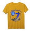 Kinder Polizei T-Shirt zum 7. Geburtstag – Lustiges Auto-Polizei-Shirt für Jungen und Mädchen als Geschenk