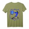 Kinder Polizei T-Shirt zum 7. Geburtstag – Lustiges Auto-Polizei-Shirt für Jungen und Mädchen als Geschenk