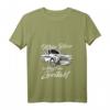 Damen Trabant 601 Rennpappe DDR Kultauto T-Shirt mit V-Ausschnitt – Nostalgisches Geschenk für Trabant Fans & DDR Auto Liebhaber