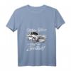Damen Trabant 601 Rennpappe DDR Kultauto T-Shirt mit V-Ausschnitt – Nostalgisches Geschenk für Trabant Fans & DDR Auto Liebhaber