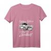Damen Trabant 601 Rennpappe DDR Kultauto T-Shirt mit V-Ausschnitt – Nostalgisches Geschenk für Trabant Fans & DDR Auto Liebhaber