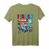 Ich bin 5 Jahre T-Shirt für Jungen und Mädchen – Polizei Auto Geburtstagsshirt als lustiges Geschenk zum Kindergeburtstag