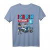 Ich bin 5 Jahre T-Shirt für Jungen und Mädchen – Polizei Auto Geburtstagsshirt als lustiges Geschenk zum Kindergeburtstag