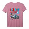 Ich bin 5 Jahre T-Shirt für Jungen und Mädchen – Polizei Auto Geburtstagsshirt als lustiges Geschenk zum Kindergeburtstag