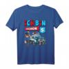 Ich bin 5 Jahre T-Shirt für Jungen und Mädchen – Polizei Auto Geburtstagsshirt als lustiges Geschenk zum Kindergeburtstag