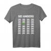 Fahrrad Biker Radfahrer T-Shirt mit Spruch 'Sei anders' – Für umweltbewusste Mountainbike- und Rennradfahrer