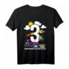 Kinder Geburtstag T-Shirt für Jungen - 3 Jahre mit Fahrzeugmotiven (Auto & Flugzeug) für den perfekten Kindergeburtstag
