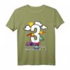 Kinder Geburtstag T-Shirt für Jungen - 3 Jahre mit Fahrzeugmotiven (Auto & Flugzeug) für den perfekten Kindergeburtstag