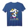Kinder Geburtstag T-Shirt für Jungen - 3 Jahre mit Fahrzeugmotiven (Auto & Flugzeug) für den perfekten Kindergeburtstag