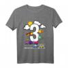 Kinder Geburtstag T-Shirt für Jungen - 3 Jahre mit Fahrzeugmotiven (Auto & Flugzeug) für den perfekten Kindergeburtstag