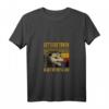 Lass uns Müll essen und von einem Auto angefahren werden - Vintage Opossum T-Shirt mit V-Ausschnitt für Tierliebhaber & Meme-Fans
