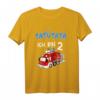 Kinder T-Shirt zum 2. Geburtstag - Feuerwehr Auto Motiv für Jungen, perfektes Geschenk für kleine Feuerwehrmänner