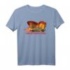Fast SportsCar Lover T-Shirt mit spanischer Nationalflagge – Unterstützung für Spanien, Muskelauto-Design