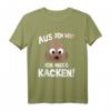 Lustiges T-Shirt - Aus dem Weg ich muss kacken Design zum Lachen – Perfektes Geschenk für Freunde, Familie, Kollegen & den Chef
