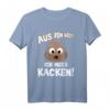Lustiges T-Shirt - Aus dem Weg ich muss kacken Design zum Lachen – Perfektes Geschenk für Freunde, Familie, Kollegen & den Chef