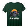 Kinder Monster Truck T-Shirt mit Namen Anton – Perfektes Geschenk für Monster Truck Fans und Auto Liebhaber für Jungen
