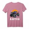Kinder Monster Truck T-Shirt mit Namen Anton – Perfektes Geschenk für Monster Truck Fans und Auto Liebhaber für Jungen