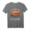 Retro Ich bin nicht alt Ich bin klassisch Auto Grafik T-Shirt – Lustiges Geburtstagsgeschenk für Männer, Väter, Opas & Auto-Fans