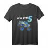 Kinder 5. Geburtstag Geschenk Jungen Mädchen Auto Monster Truck T-Shirt – Perfekt für Geburtstagsfeier & Monster Truck Fans