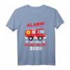 Kinder Ich werde großer Bruder 2020 Feuerwehr Auto Geschenk T-Shirt – Perfekt für die Babyankündigung und Geschwister-Geschenke