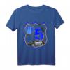 Kinder Polizei T-Shirt zum 5. Geburtstag - Lustiges Geschenk für Jungen und Mädchen mit Polizei Auto Motiv