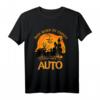 Lustiges Halloween T-Shirt 'Mein Besen ist kaputt, deshalb fahre ich Auto' – Perfekt für Halloween-Partys und Geschenke für Gruselfans