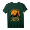 Lustiges Halloween T-Shirt 'Mein Besen ist kaputt, deshalb fahre ich Auto' – Perfekt für Halloween-Partys und Geschenke für Gruselfans