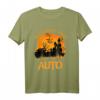 Lustiges Halloween T-Shirt 'Mein Besen ist kaputt, deshalb fahre ich Auto' – Perfekt für Halloween-Partys und Geschenke für Gruselfans
