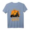 Lustiges Halloween T-Shirt 'Mein Besen ist kaputt, deshalb fahre ich Auto' – Perfekt für Halloween-Partys und Geschenke für Gruselfans