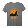 Lustiges Halloween T-Shirt 'Mein Besen ist kaputt, deshalb fahre ich Auto' – Perfekt für Halloween-Partys und Geschenke für Gruselfans