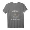 61 Geburtstag Vintage 1961 Originalteile Auto Enthusiast T-Shirt – Perfektes Geschenk & Party-Outfit für Autoliebhaber und Geburtstagsfeiern