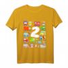 Kinder Fahrzeuge T-Shirt für Kleinkinder zum 2. Geburtstag - Jungen Auto Zug Bus Bagger Design