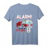 Kinder 8. Geburtstag T-Shirt für Jungen mit Feuerwehrwagen-Design – Perfekt für Feuerwehr-Party & Geburtstagsparty für kleine Feuerwehr-Fans