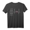 VR6 Turbo Motor Heartbeat T-Shirt - 6 Zylinder Zündreihenfolge für Tuner, Schrauber & Motorsportfans als Geschenk für Tuningtreffen & Motorsport