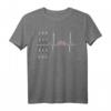 VR6 Turbo Motor Heartbeat T-Shirt - 6 Zylinder Zündreihenfolge für Tuner, Schrauber & Motorsportfans als Geschenk für Tuningtreffen & Motorsport