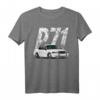 Crown Vic P71 Auto-Abfangkorb T-Shirt – Weißes Polizei Auto Geschenk für Männer und Frauen, Perfekt für Geburtstage, Halloween & Weihnachten