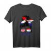 Kroatien Mädchen Kroatien Frau Stolz Kroatien Flagge T-Shirt – Für Kroatien- und Kanada-Fans, Nationalstolz, Geschenkidee