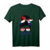 Kroatien Mädchen Kroatien Frau Stolz Kroatien Flagge T-Shirt – Für Kroatien- und Kanada-Fans, Nationalstolz, Geschenkidee