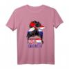 Kroatien Mädchen Kroatien Frau Stolz Kroatien Flagge T-Shirt – Für Kroatien- und Kanada-Fans, Nationalstolz, Geschenkidee