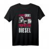 Ich fahre Diesel Lustiges Auto T-Shirt mit Hubraum Skull - Perfektes Geschenk für Autofahrer, Mechaniker & Schrauber zu Weihnachten, Geburtstag & Vatertag