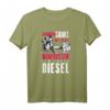 Ich fahre Diesel Lustiges Auto T-Shirt mit Hubraum Skull - Perfektes Geschenk für Autofahrer, Mechaniker & Schrauber zu Weihnachten, Geburtstag & Vatertag
